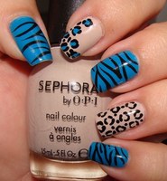blue nail art (32)